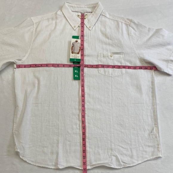 Weatherproof Vintage Linen/Cotton Woven Shirt, White, X-Large, NWT - Picture 11 of 16